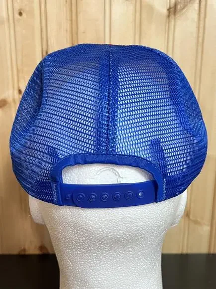 Vintage Texas Rangers Snapback Hat Baseball Cap Mesh Trucker MLB Made in USA AJD - Picture 4 of 12